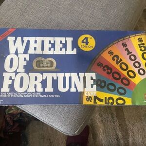 1988 Vintage Board Game WHEEL OF FORTUNE By Pressman 4th Edition 100% sealed